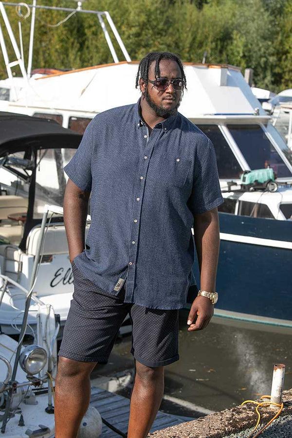 Cabano D555 Shirt Girton K Dark Blue