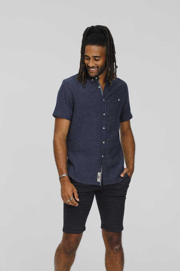 Cabano D555 Shirt Girton R Dark Blue