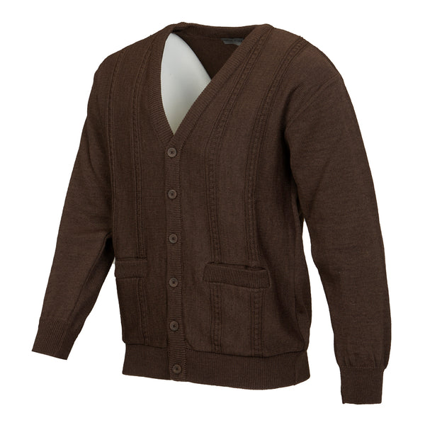 Cabano Deer Park Cardigan 3154 M K Brown