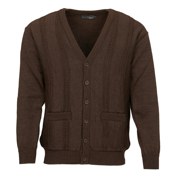 cabano Deer Park Cardigan 3154 M R Brown