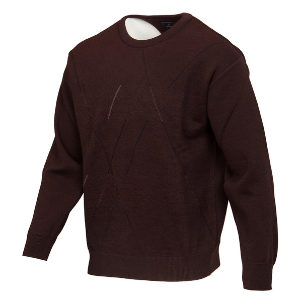 Cabano Deer Park Round Neck Jumper 3235 P K Purple