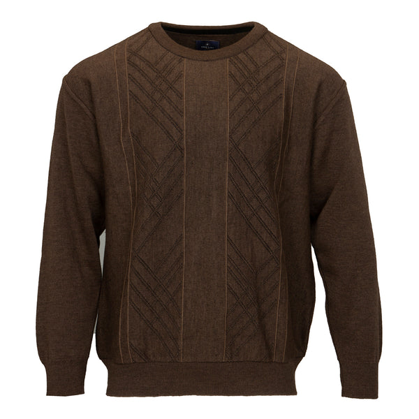 cabano Deer Park Round Neck Jumper 3240 M K Brown