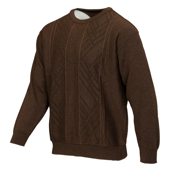 Cabano Deer Park Round Neck Jumper 3240 M K Brown