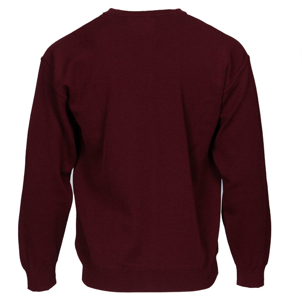 Cabano Deer Park V-Neck Jumper 3121 K Wine