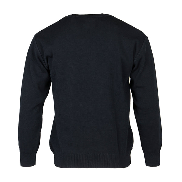 Cabano Deer Park V-Neck Jumper 3237 N R Navy