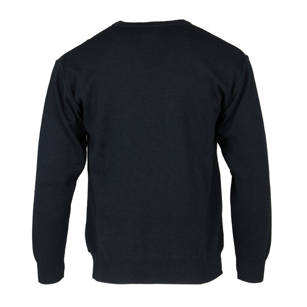 Cabano Deer Park V-Neck Jumper 3239 N K Navy