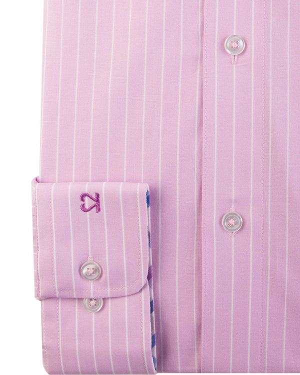 Cabano Double Two Formal Shirt R Purple