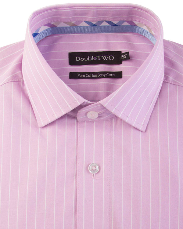 Cabano Double Two Formal Shirt R Purple