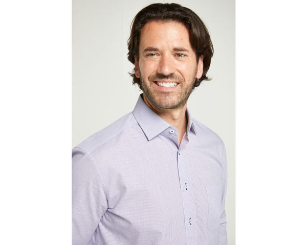 Cabano Double Two Shirt Gs4147 R Mid Blue