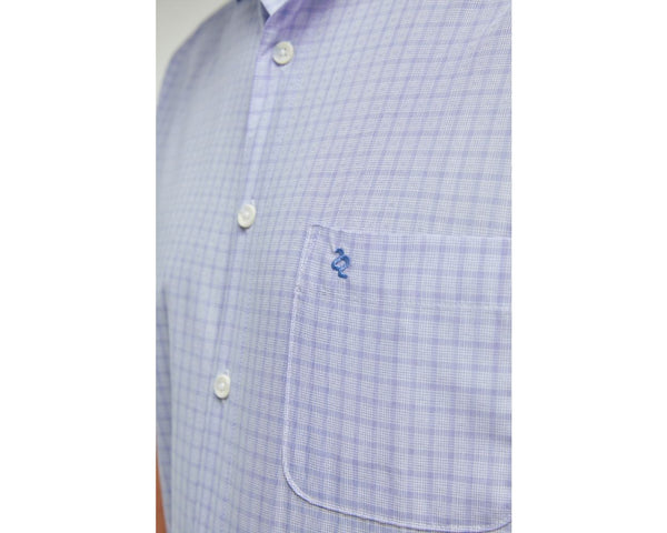 Cabano Double Two Short Sleeve Shirt 1035 K Blue