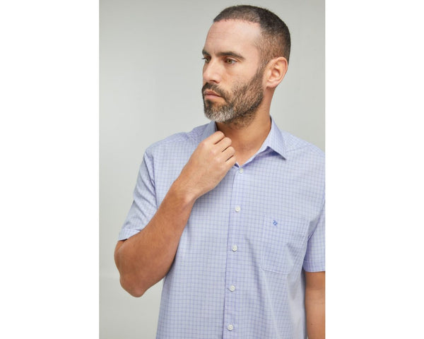 cabano Double Two Short Sleeve Shirt 1035 K Blue