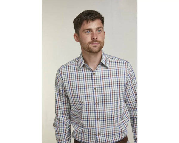 cabano Double Two Tattersall Shirt 4202 K Green