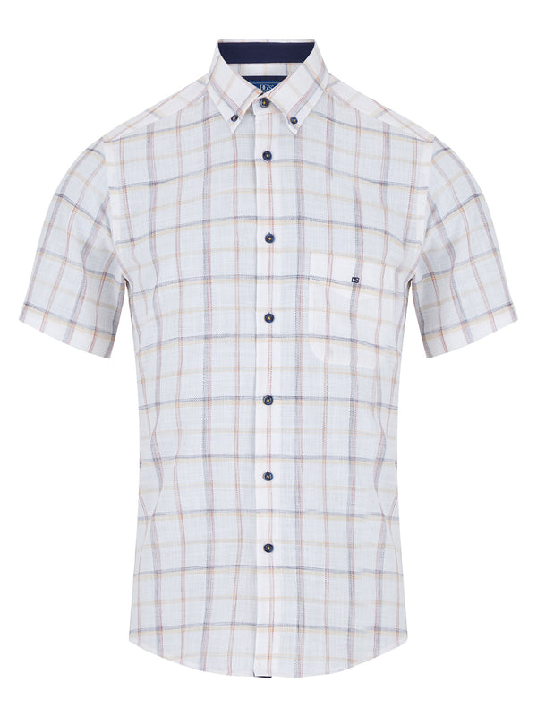 cabano Drifter Check Shirt 19 R Light Beige