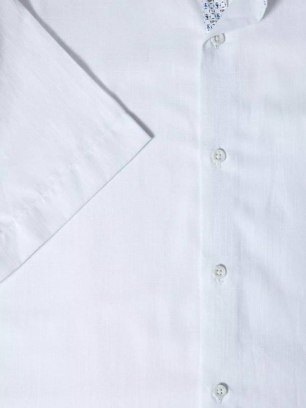 Cabano Drifter Grandfather Shirt Aldo W K White