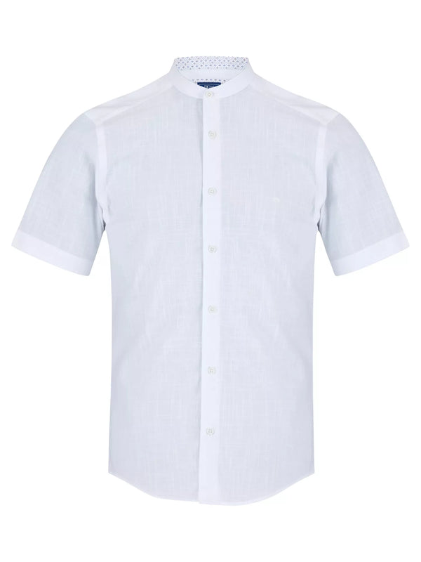 cabano Drifter Grandfather Shirt Aldo W R White