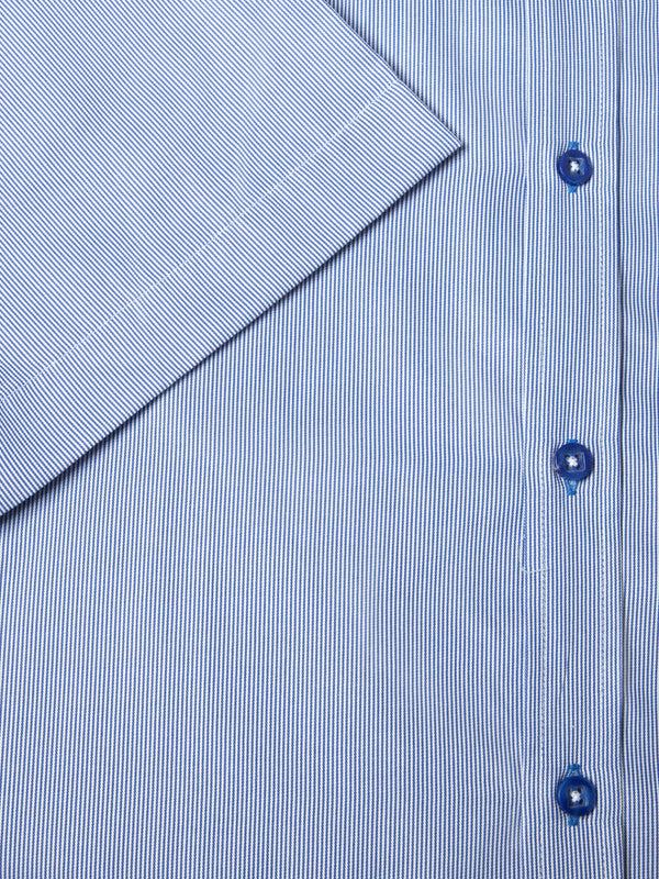 Cabano Drifter Hairline Striped Shirt 25 R Navy