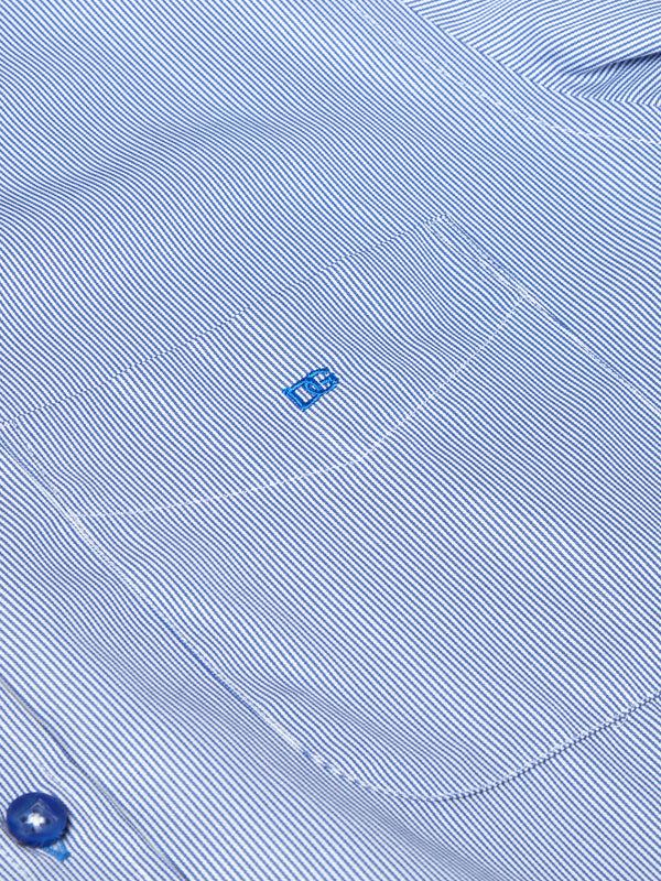 Cabano Drifter Hairline Striped Shirt 25 R Navy