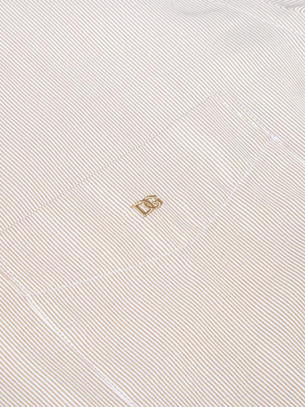 Cabano Drifter Hairline Striped Shirt 92 R Brown