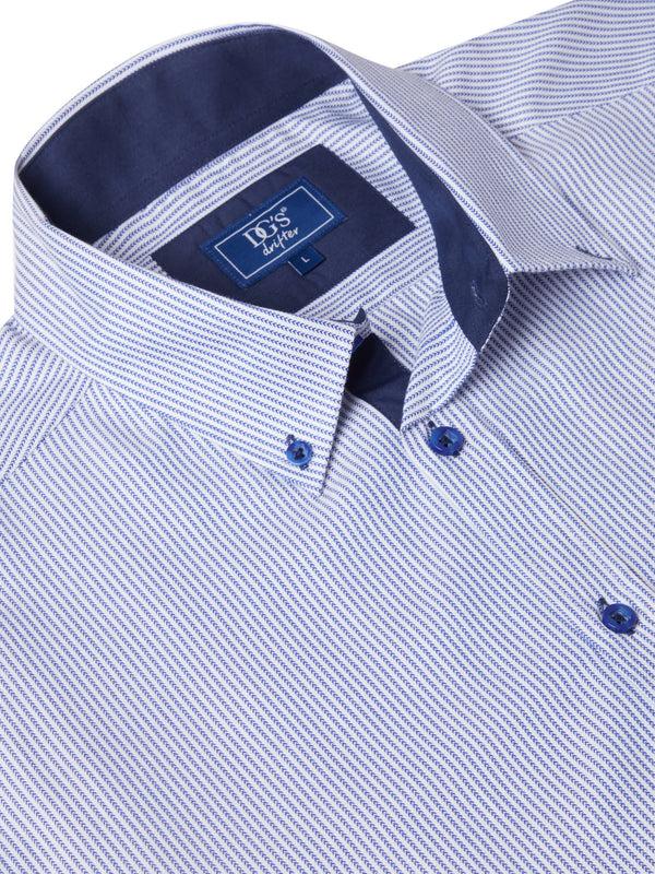 Cabano Drifter Striped Shirt 4467 B R Blue