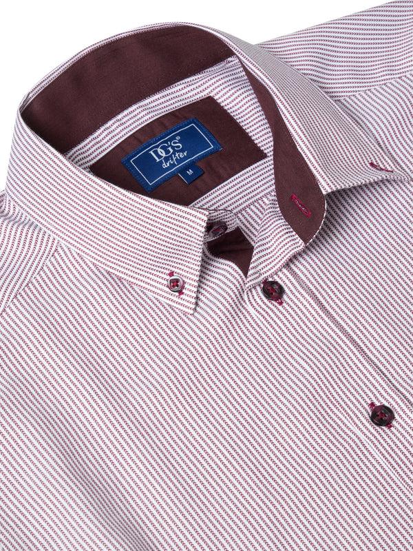 Cabano Drifter Striped Shirt 4467 R K Red