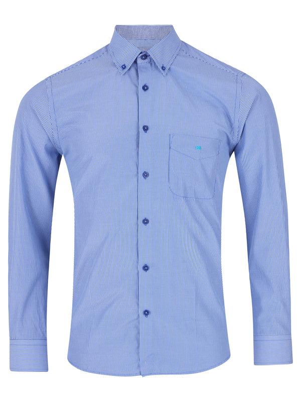 cabano Drifter Striped Shirt 4651 B K Blue