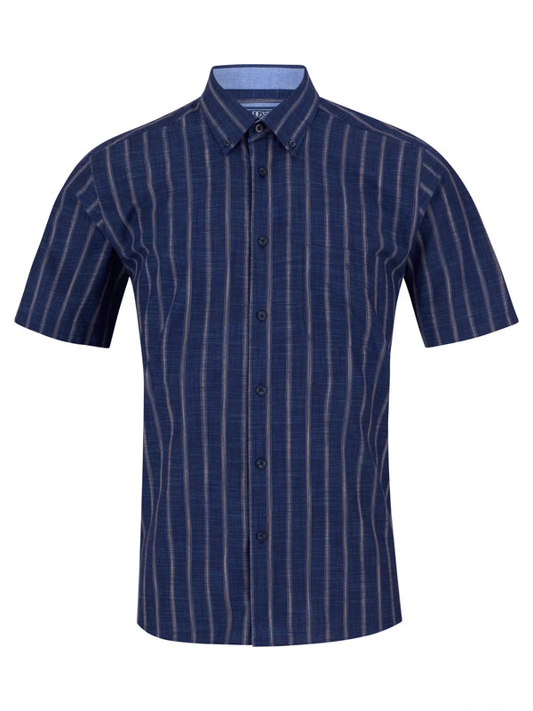 cabano Drifter Striped Shirt 4786 Db K Dark Blue