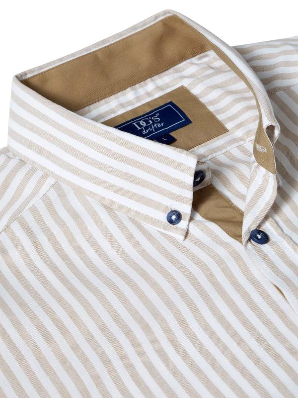 Cabano Drifter Striped Shirt 4802 Bg K Beige