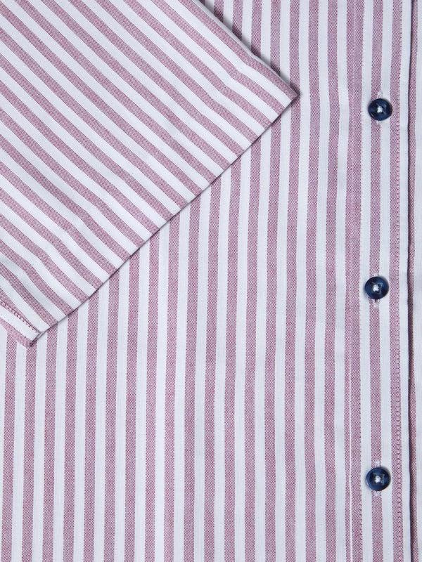 Cabano Drifter Striped Shirt 4802 P K Purple