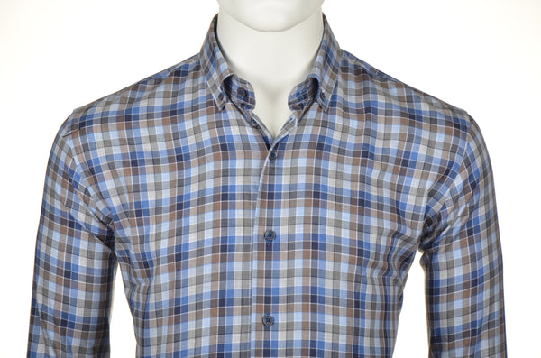 cabano Eden Valley Check Shirt 514730 K Blue