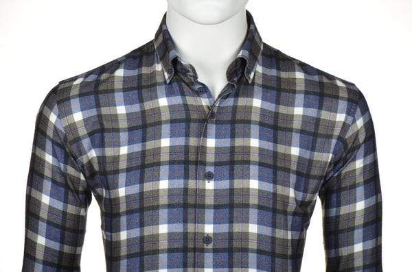 cabano Eden Valley Check Shirt 514735 K Dark Green