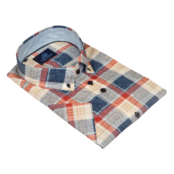 cabano Eden Valley Check Shirt 6018 R K Red