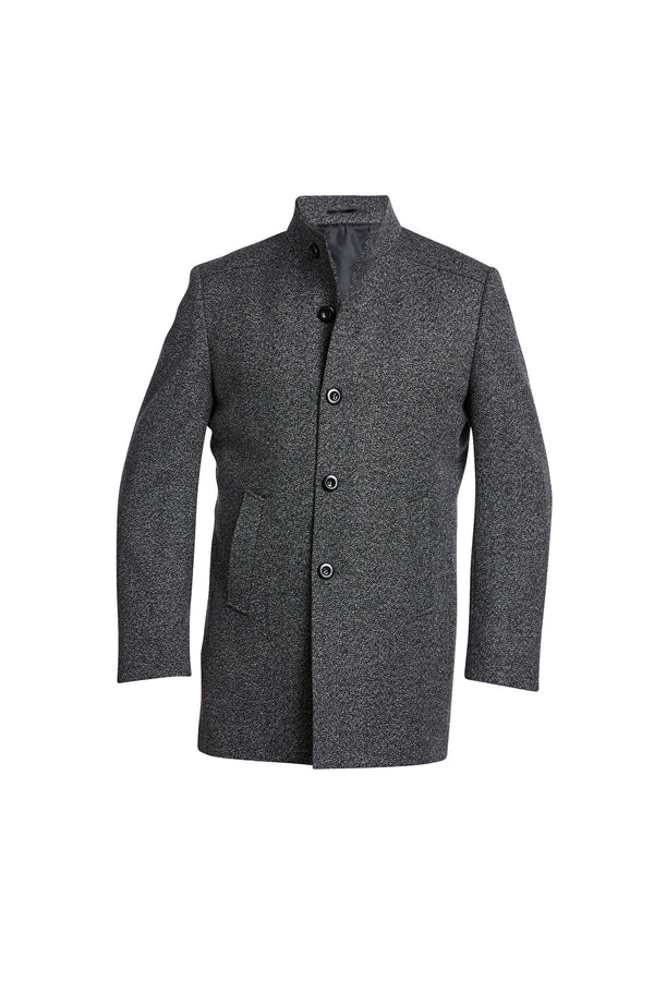 Cabano Erla Fleck Pattern Coat R Grey