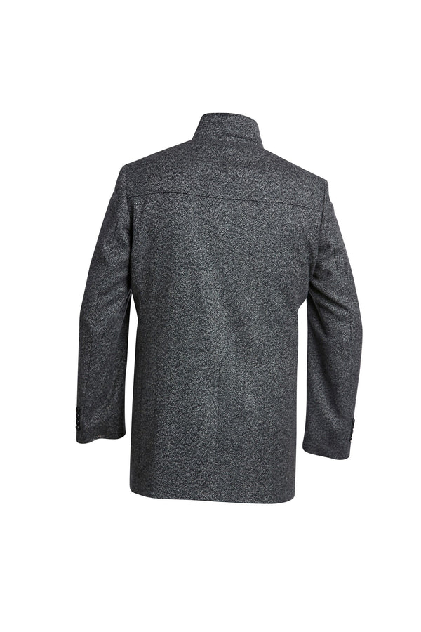 Cabano Erla Fleck Pattern Coat R Grey