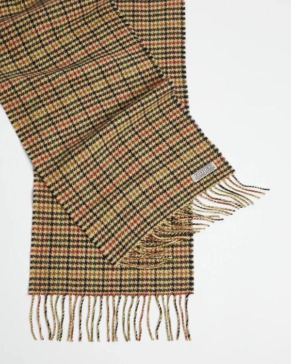 Cabano Foxford Houndstooth Scarf 3550 R Beige
