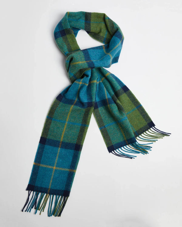 cabano Foxford Leaf Scarf 3538 R Turquoise
