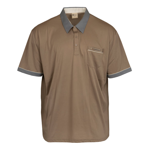 cabano Gabicci Pique Polo X62 Bn R Brown
