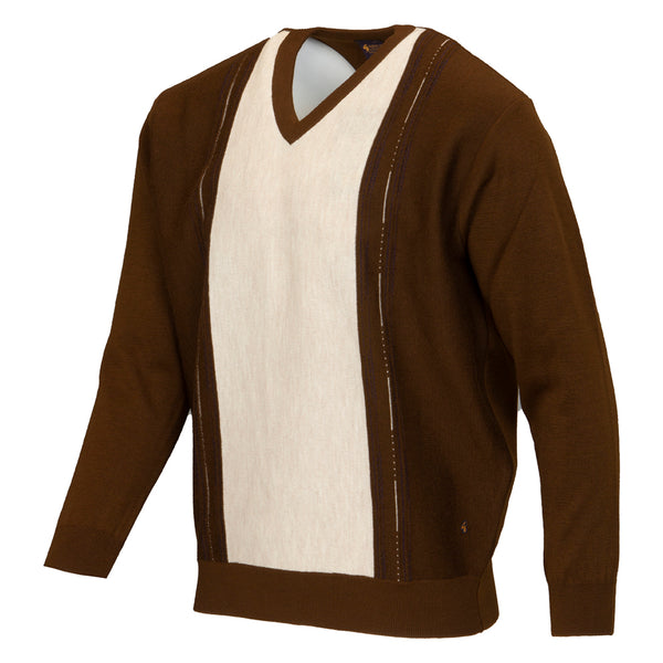 Cabano Gabicci V-Neck Jumper M03 Bg R Beige