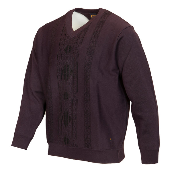 Cabano Gabicci V-Neck Jumper M04 P R Purple