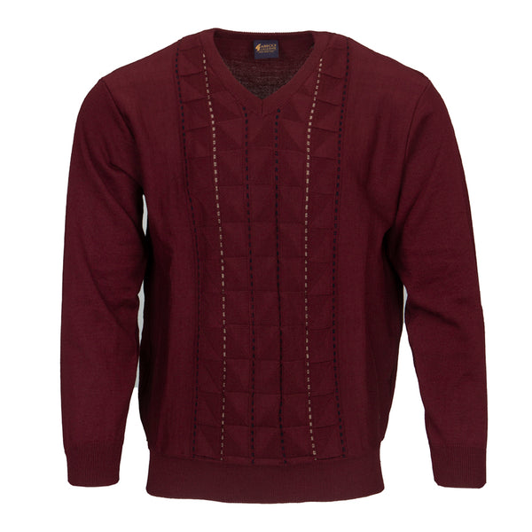 cabano Gabicci V-Neck Jumper M06 W K Wine