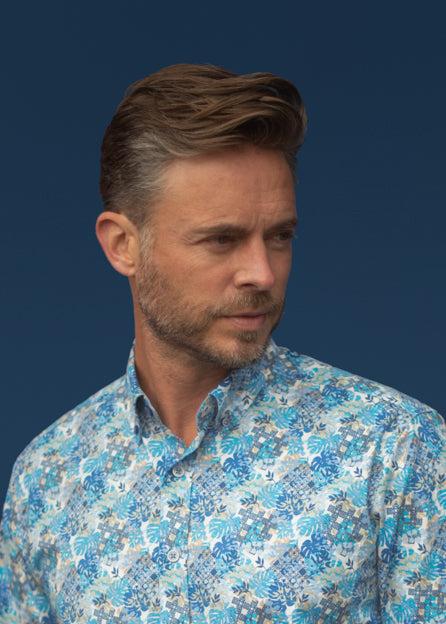 Cabano Gcm Short Sleeve Shirt 5407B K Light Blue