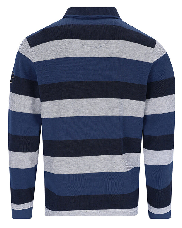 Cabano Hajo Polo Sweatshirt 27442 B R Blue