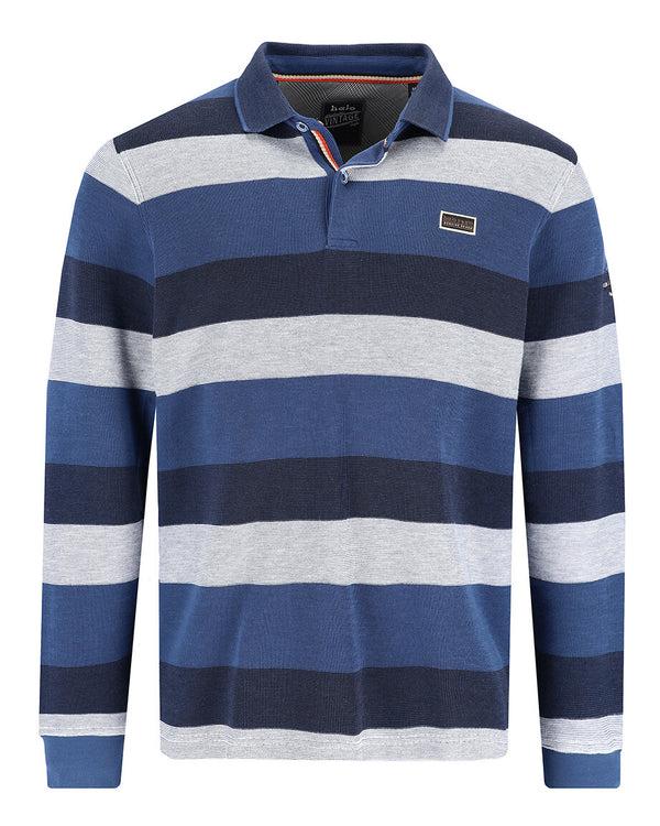 cabano Hajo Polo Sweatshirt 27442 B R Blue