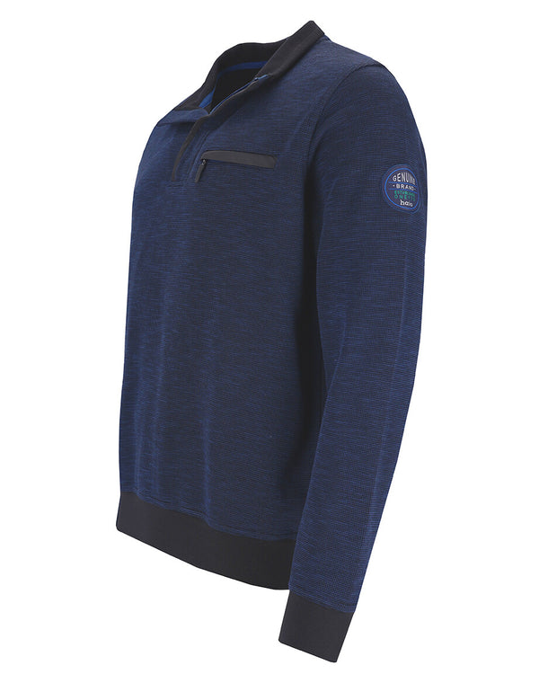 Cabano Hajo Polo Sweatshirt 27456 B R Dark Blue