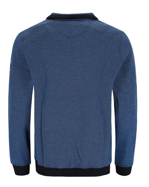 Cabano Hajo Polo Sweatshirt 27476 B R Blue