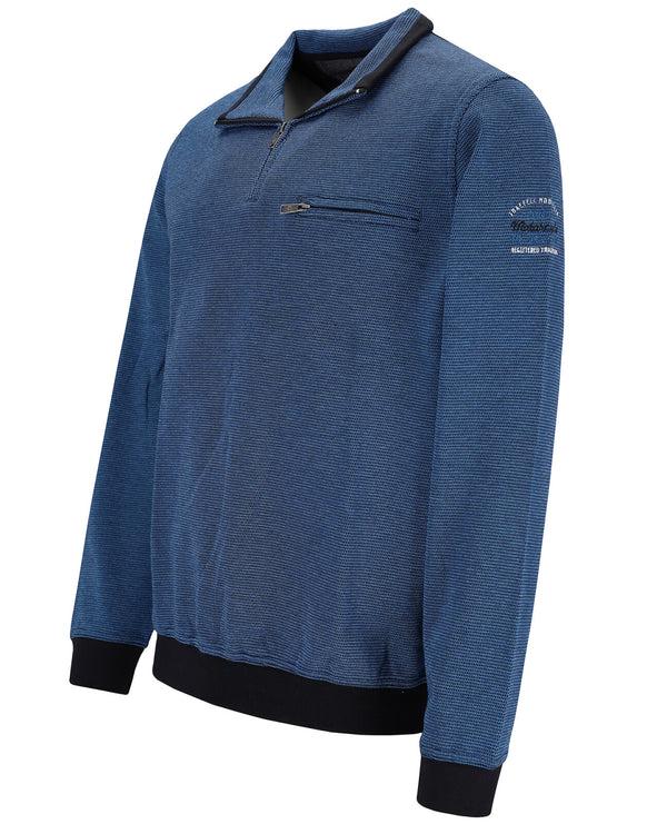 Cabano Hajo Polo Sweatshirt 27476 B R Blue