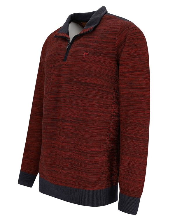 Cabano Hajo Polo Sweatshirt 27481 R R Dark Red