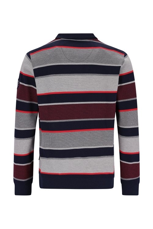 Cabano Hajo Striped Ls Polo 7709 N K Navy