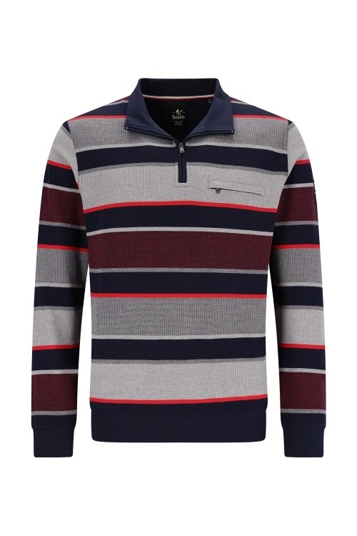 cabano Hajo Striped Ls Polo 7709 N K Navy