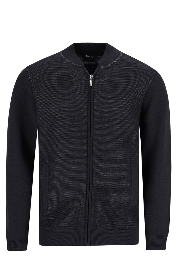 cabano Hajo Zip Cardigan 27509 Bk R Black