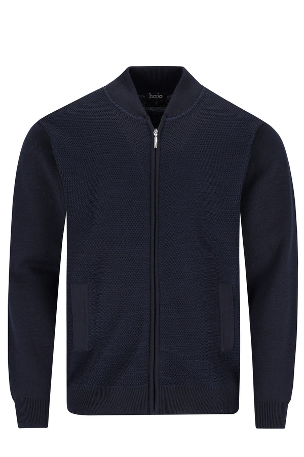 cabano Hajo Zip Cardigan 27509 N K Navy